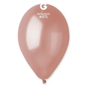 Balões Latex #071 Rosa Gold 12” Gemar c/100