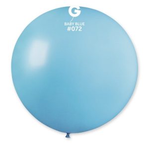 Balões Latex #072 Azul Bebe 19” Gemar