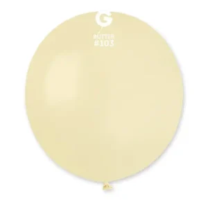 Balões Latex #103 Butter 19” Gemar c/25