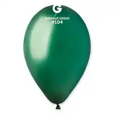 Balões Latex #104 Verde Garrafa 12” Gemar c/100