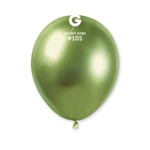 Balões Latex #105 Shiny Verde Kiwi 5” Gemar c/100