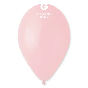 Balões Latex #107 Powder Pink 12” Gemar c/100