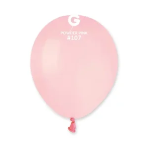 Balões Latex #107 Powder Pink 5” Gemar c/100