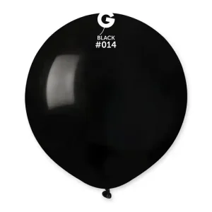 Balões Latex #014 Preto 19” Gemar c/25