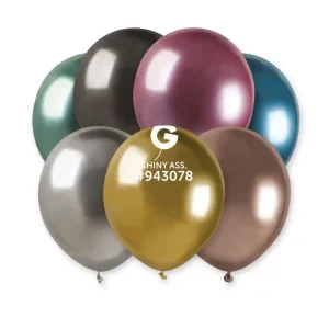 Balões Latex Shiny Mix 5” Gemar c/100