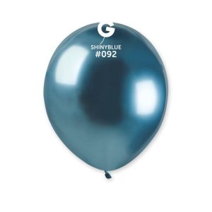 Balões Latex Gemar Shiny Blue 5” c/100