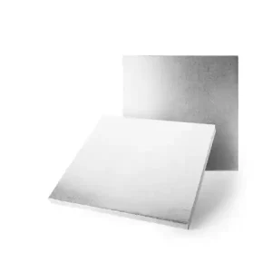 Base para Bolos Quadrada Prata 33×1,2cm