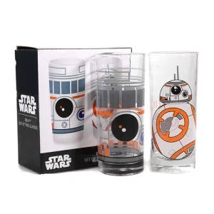 Set Dois Copos de Vidro Star Wars