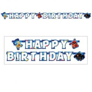 Banner Happy Birthday Angry Birds