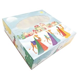 Caixa Bolo Rei Basculate 31x31x8cm