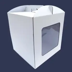 Caixa Cartão Alta para Bolos 34x34x35cm