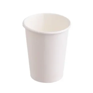 Copo Descartável Cartão Branco 250ml c/50