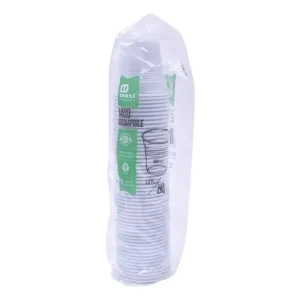 Copo Plástico Branco Café 8cl c/50