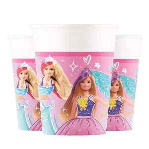 Copos Barbie 200ml c/8