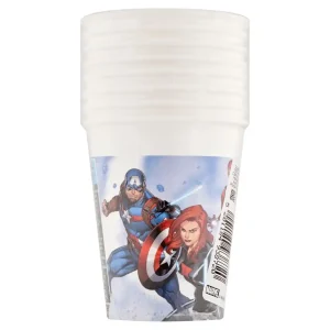 Copos Papel Avengers 200ml c/8