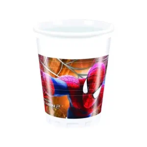 Copos Plástico Homem Aranha 2 200ml c/8