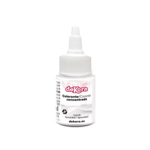 Dekora Corante Concentrado Líquido Branco 30ml