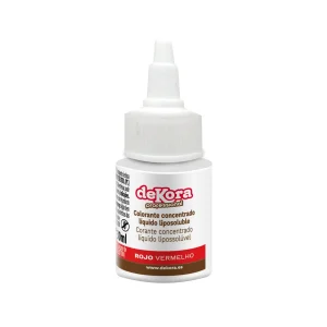 Dekora Corante Concentrado Líquido Vermelho 30ml
