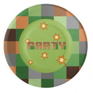 Pratos Pequenos Minecraft Party – TNT Party