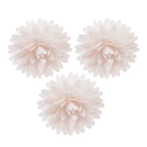 Dekora Flor Branca Pompom 4,5 cm