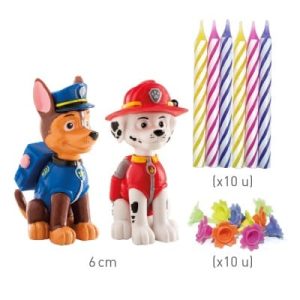 Dekora Kit Patrulha Pata c/ 10 Velas PVC