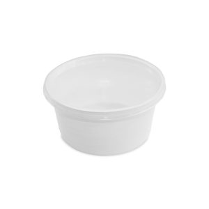 Embalagem Plástica Branca Sopa 45cl 12x6cm