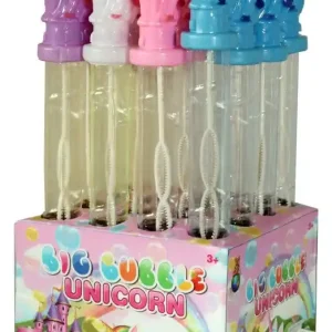 Fantasia Tubo Bolas de Sabão Unicórnio 5gr c/16
