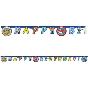 Super Wings – Banner “Happy Birthday”