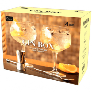 Gin Conjunto 2 Copos + Peças
