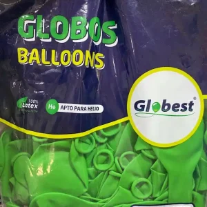 Balões Latex Globest Verde 30cm com 100
