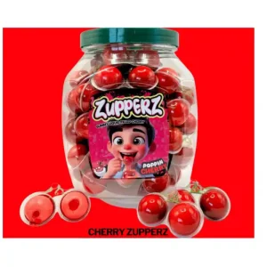 Gomas Recheio Liquido Cerejas 18gr c/50