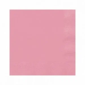 Guardanapos Lisos Cor Rosa 33x33cm c/16