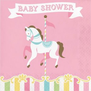Guardanapos Grandes Baby Shower Carrossel
