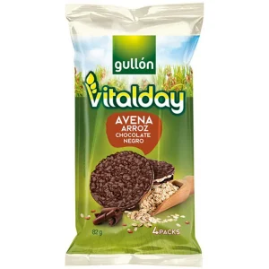 Gullon Tortitas de Aveia Arroz e Choc Negro VitalDay 20,5gr Pack c/ 4