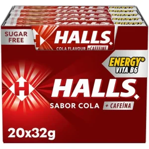 Halls Energy Cola c/20