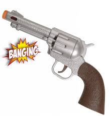 Pistola de Cowboy c/Som de Disparo