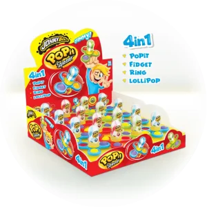 Johny Bee Pop It Spinner 4 em 1 c/ 16