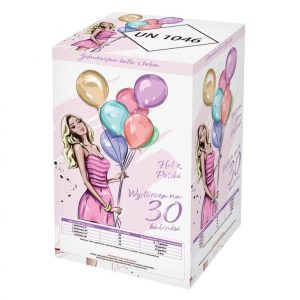 Kit Hélio 30 Baloes 9 Polegadas
