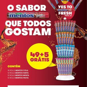Mentos Espiga 49+5 Grátis