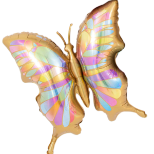 Balão Borboleta Pastel Holográfico