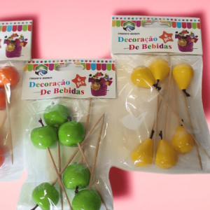 Palitos de Frutas para Bebidas c/6