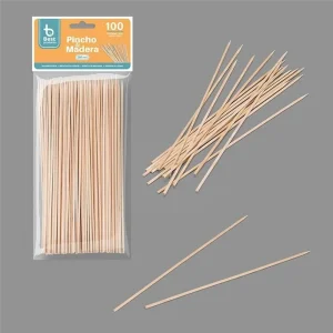 Paus Espetadas Bambu 20cm c/100