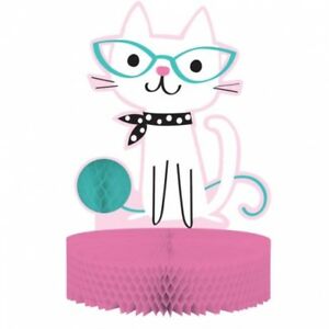 Centro de Mesa Gatos – Purr- Fect Party