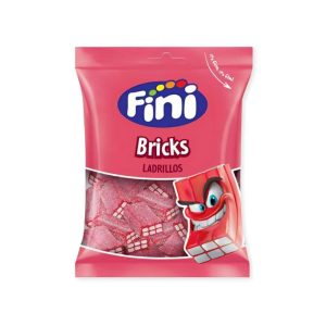 Saqueta Fini Tijolos Morango Pica 12x90gr