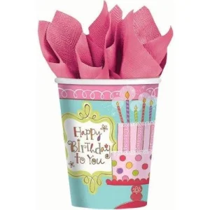 Copos de Papel Sweet Stuff Birthday