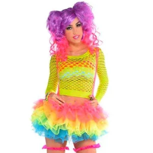 Tutu com Suspensórios – Electric Party