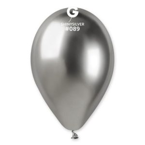 Balão Prata Brilhante 30cm