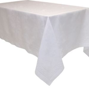 Toalha Mesa Papel Branco 132x183cm