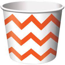 Taças Chevron Laranja