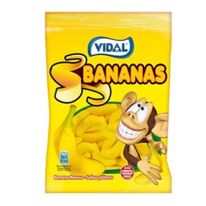 Saquetas Vidal Bananas 90gr c/14